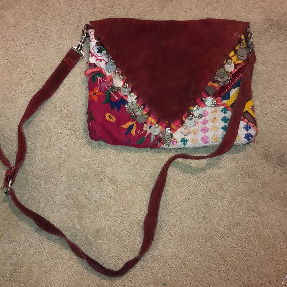 large boho purse
